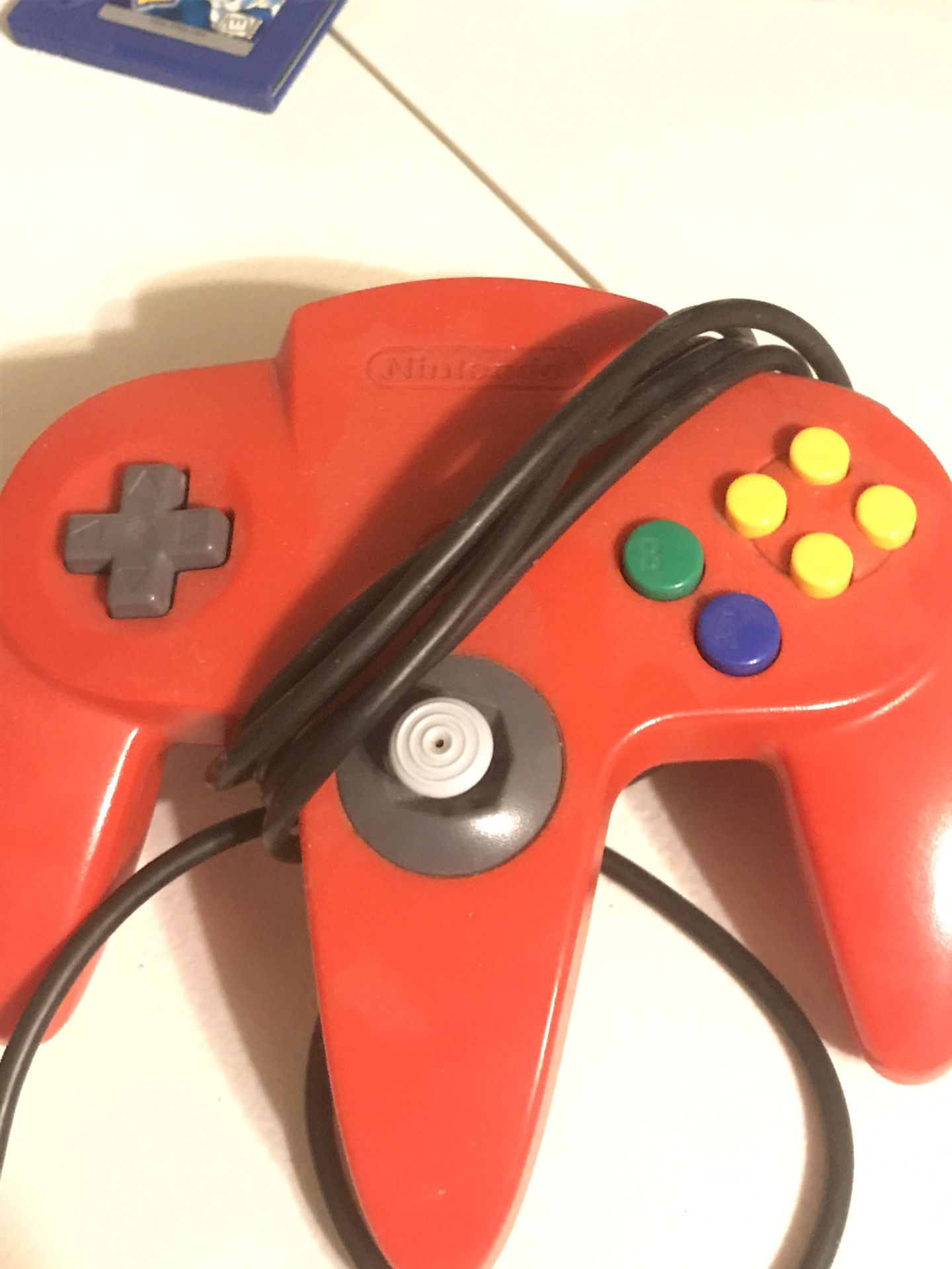 Red Nintendo 64 controller