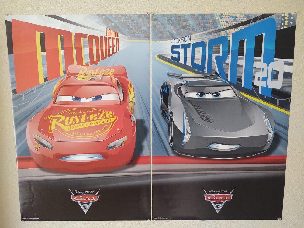 Lightning McQueen and Jackson Storm - POSTERS