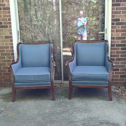 Two Chairs Blue And Green $75 Each 