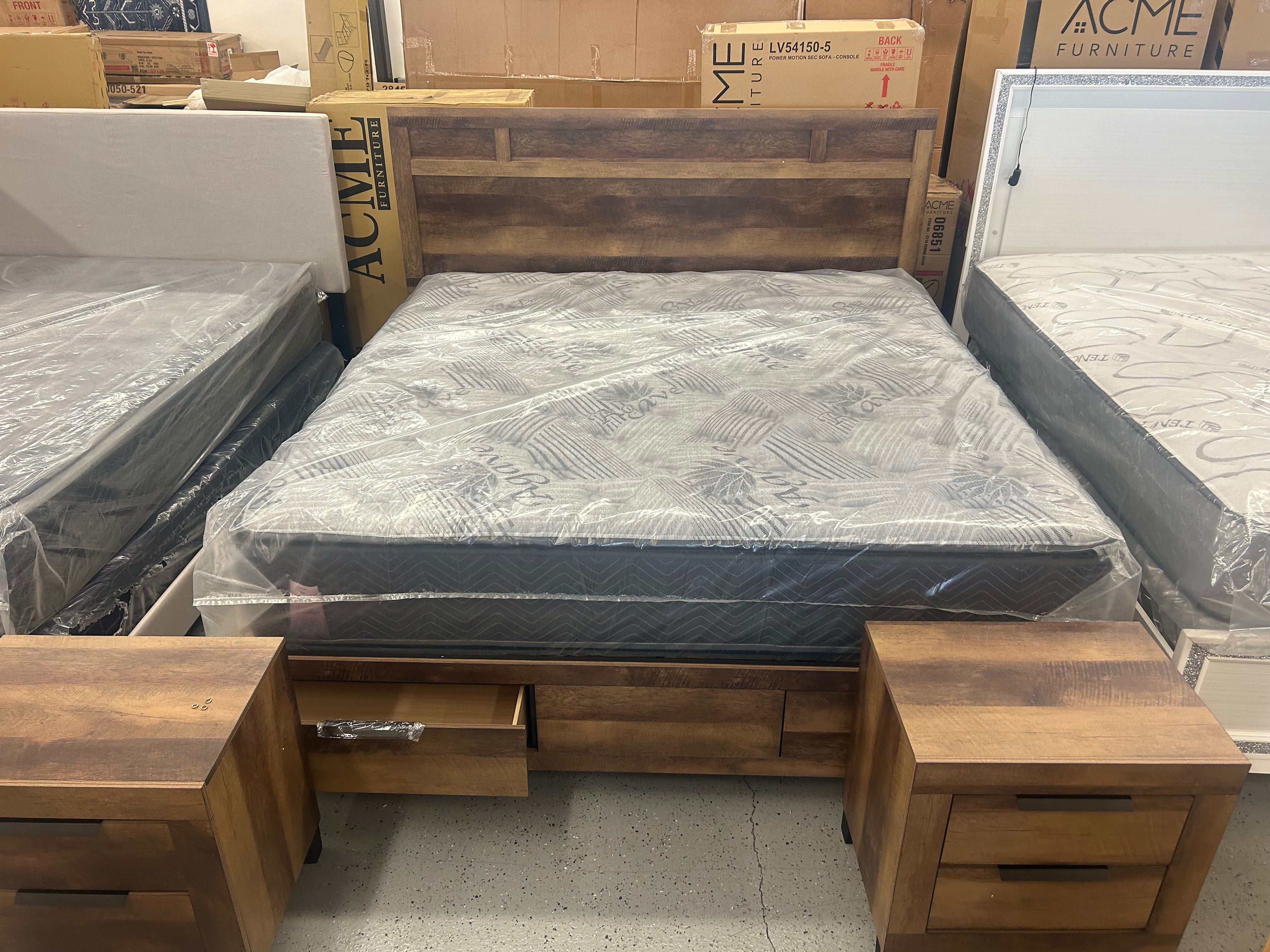 furniture mattress box spring bed frame twin full queen king