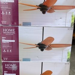 Home Decorators Altura 60" Indoor/Outdoor Oil-Rubbed Bronze Ceiling Fan With Downrod  & Reversible Motor,  Light Kit Adaptable 