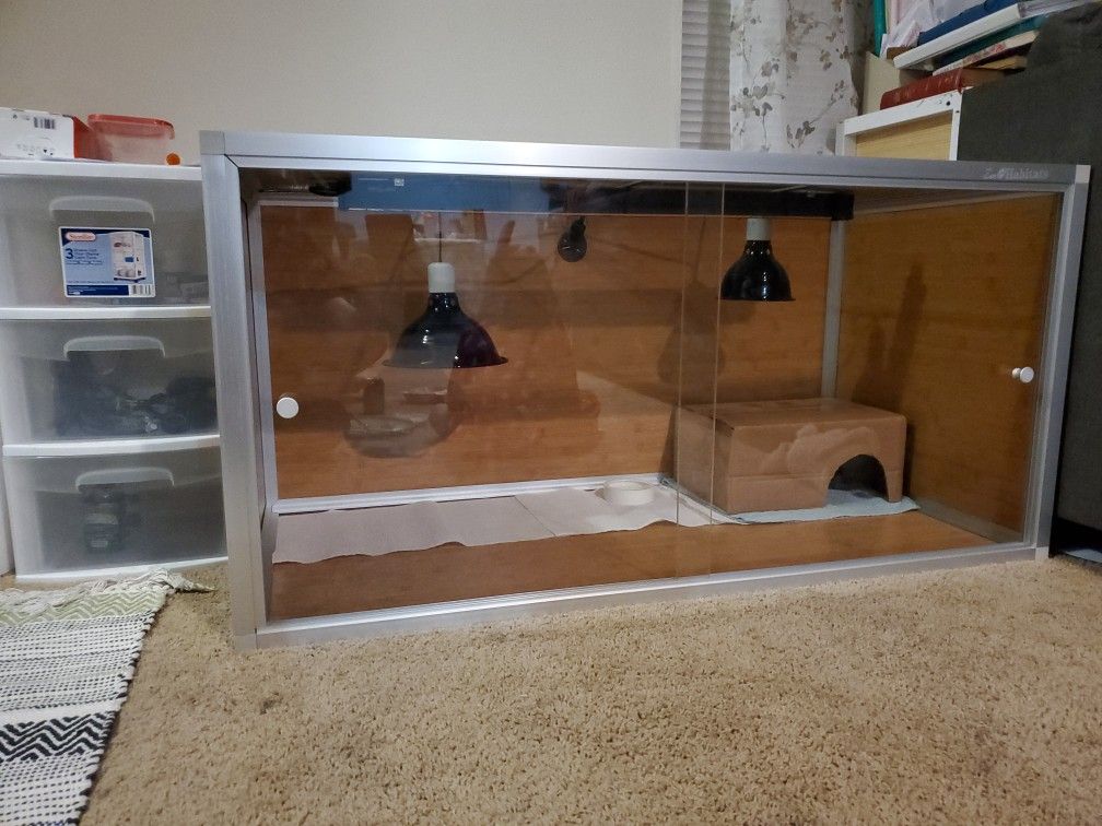 Zen Habitat 4x2x2 Reptile Enclosure Tank Terrarium