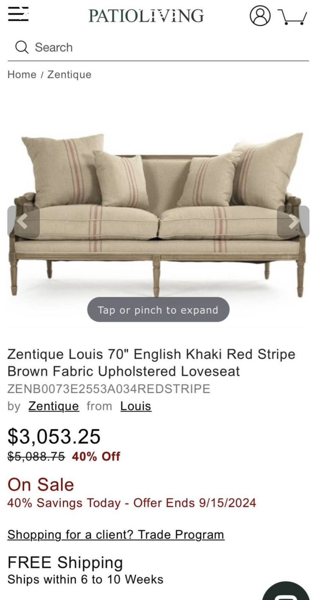 Louis Loveseat 