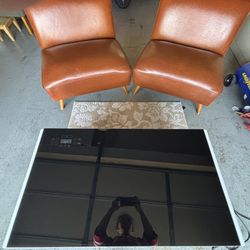 Italian Leather Couch Seats *SOBRO Sold Separately 