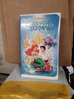 Disney Little Mermaid VHS