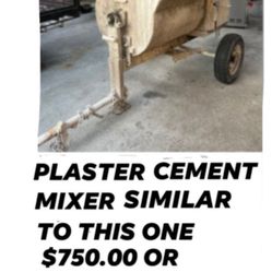 Plaster Cement Mixer