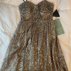 Women’s Gold Dress 