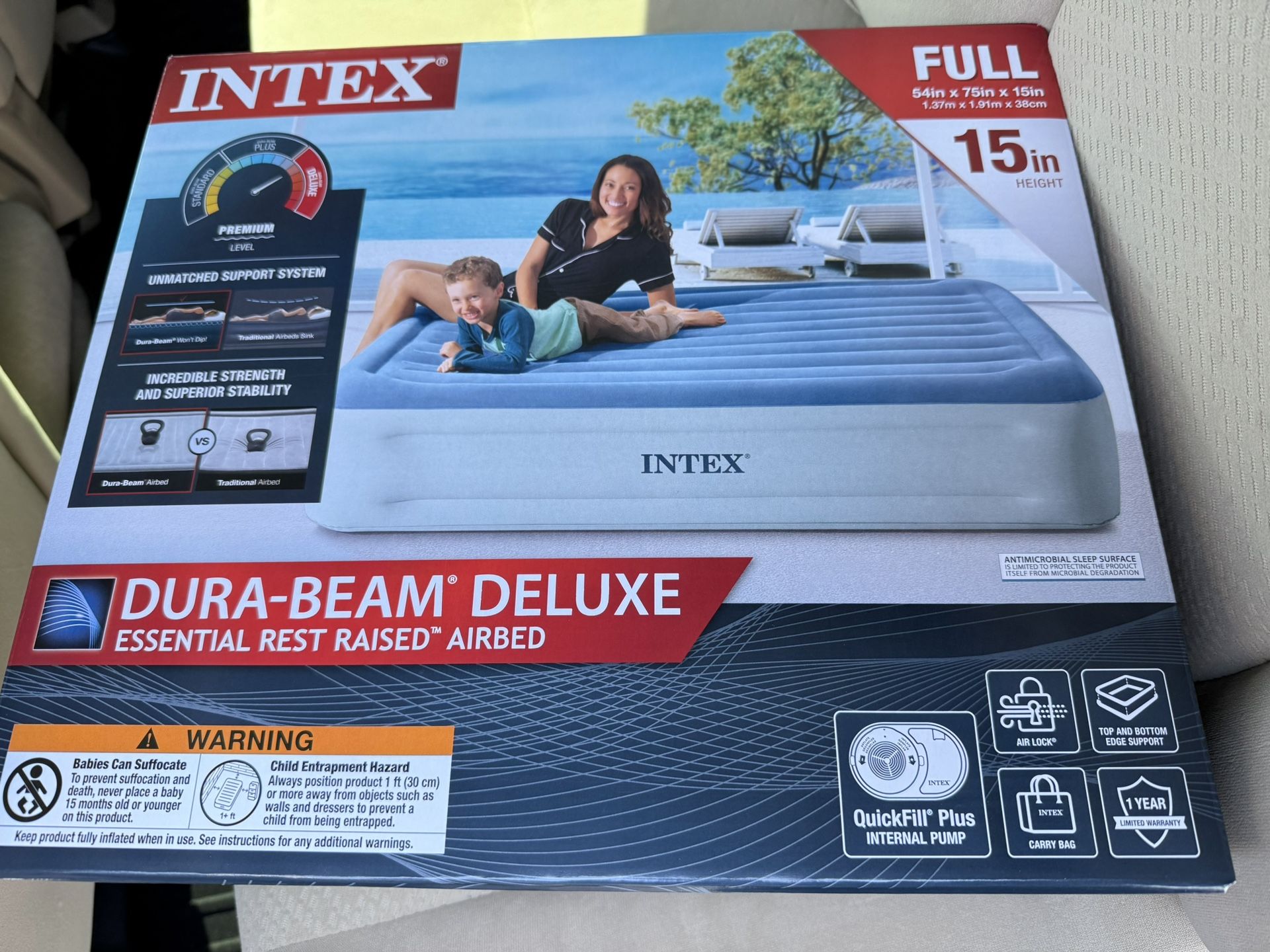Intex Air Mattress - Full 15 inch