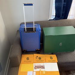 Goyard suitcase