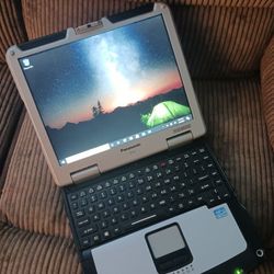 Touchscreen Panasonic ToughBook Full Rugged Laptop Intel Core i5 8 GB RAM 500 GB Samsung SSD Wi-Fi & Bluetooth & Cellular Wireless Windows Pro 64
