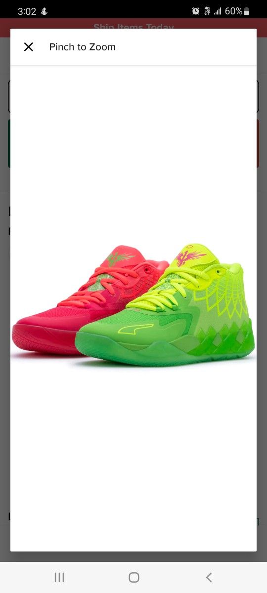 Puma Lamelo Ball Rick And Morty Size 13 Ds