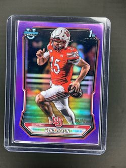 Byrd Ficklin Bowman Chrome 1st Bowman Purple Refractor /75