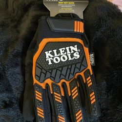 Klein Tools 60600 Heavy Duty Work Gloves, Large.
