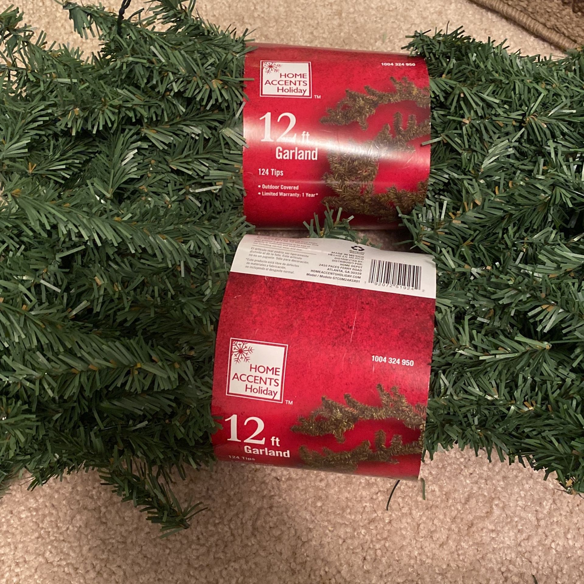 Two 12 Ft Garlands 