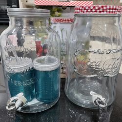 New Glass Beverage Dispenser 