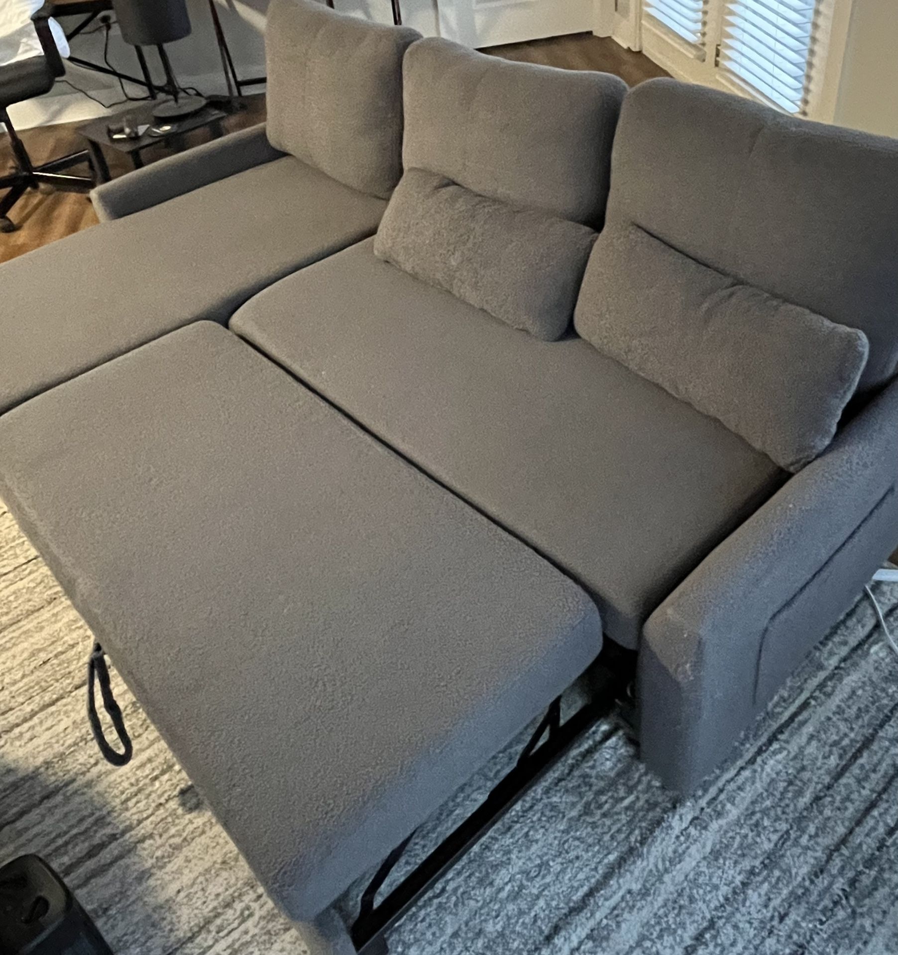Sectional Couch With Bed Pull Out!