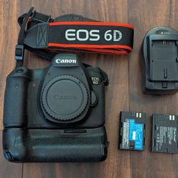 Canon EOS 6D Full Frame DSLR with Only 1.8K Shutter Count