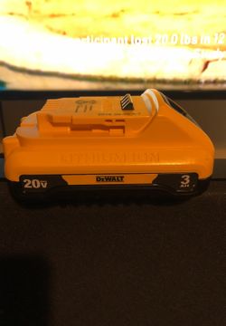 Dewalt 3ah 20v Battery