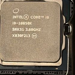 Intel I9 10850k Processor