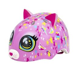 Kids Pink Cat Helmet