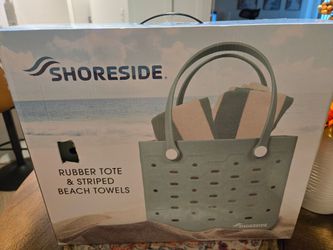 Rubber Tote bag and beach towels
