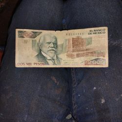 2000 Pesos Mexico  Banknote