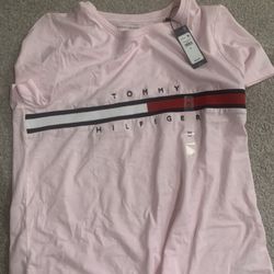 Pink Tommy Hilfiger Shirt Size Medium 