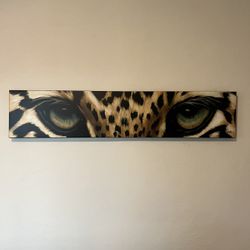 Leopard Eyes Canvas Picture 