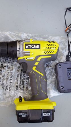 Ryobi 12v cordless drill driver. Battery and charger included