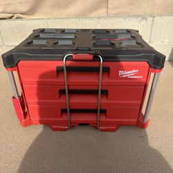 Milwaukee PACKOUT 22 in. Modular 3-Drawer Tool Box with Metal Reinforced Corners