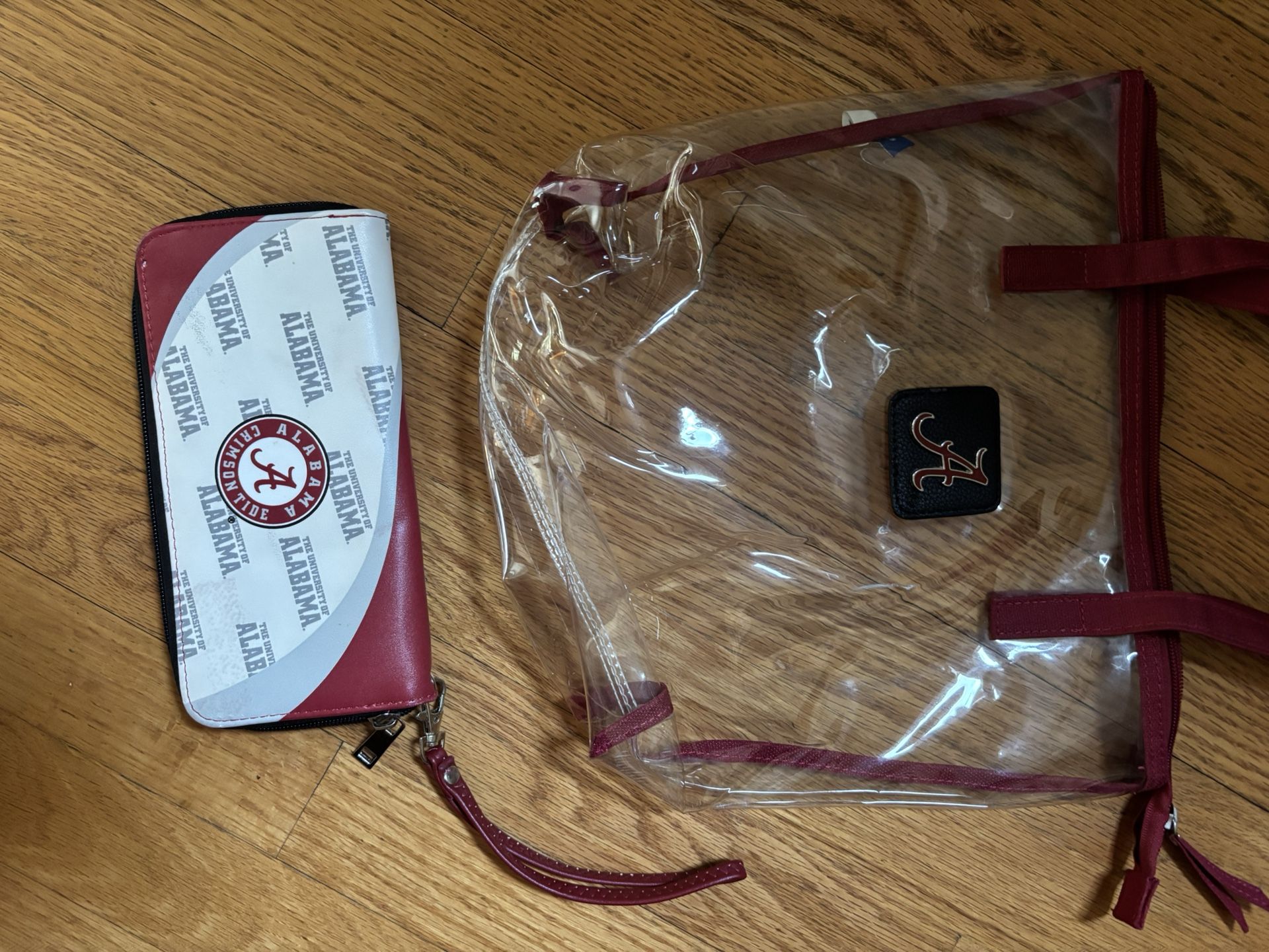 Univ Of Alabama Wallet & Clear Bag