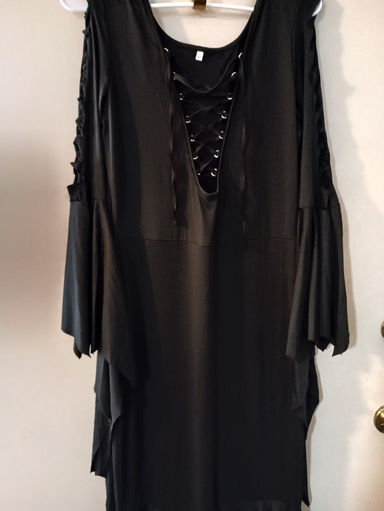 Costume Black Witchy Dress