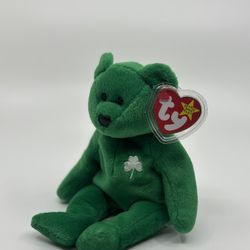 Ty Beanie Baby Erin The Bear 1997 Retired Plush Toy