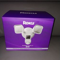 New And Unopened Box -ROKU Outdoor Security Sensor Light And Sensor Camera