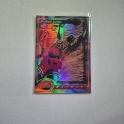Michael Jordan Refractor Topps Finest