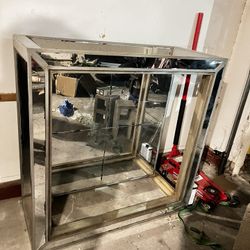 Z Gallerie mirrored coffee table 