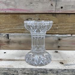 1 (One) Waterford Bethany Cut Crystal 5" Pillar Candle Holder Discontinued 
