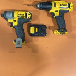 DeWALT 12 Volt Tools And Battery 