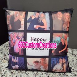 Christmas Gifts Personalized Gift Pillow With Pictures Family Photos Birthday Anniversary Wife Mom Daughter Wedding Present 