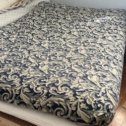 Full size futon mattress with cover . All organic 100% cotton