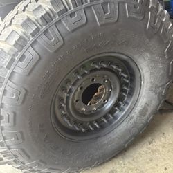 Military Humvee Rim & Tire