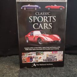 The National Archives Classic Sports Cars Memorabilia Set (DVD 2012, 4-Disc Set)