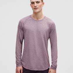 Men’s Purple, Lululemon Long Sleeve Shirt