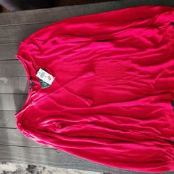 Red Lauren Ralph Lauren Blouse 