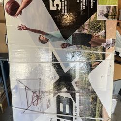 Silverback SBX 54" In-Ground Basketball Hoop With Adjustable-Height Backboard