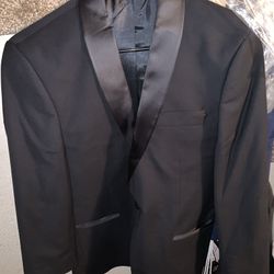 Tuxedo jacket vest and bowtie. size small medium
