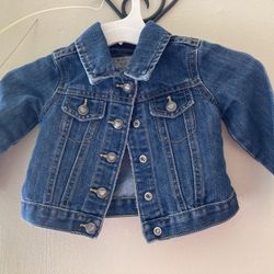 Toddler Girl Denim Jacket Size 18-24 Months