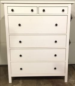 White stain dresser ikea (hemnes)