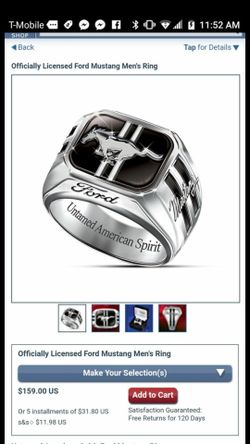 mustang ring