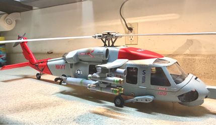 New Flywing 470 size GPS MH 60 Seahawk Helicoptor with New DJI FPV system